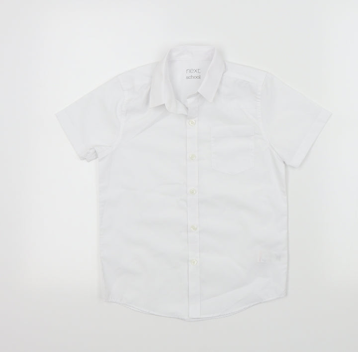 NEXT Boys White   Basic Button-Up Size 7 Years