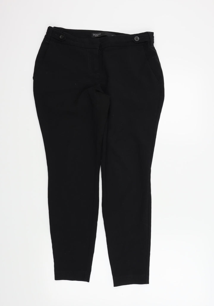 NEXT Womens Black   Trousers  Size 10 L29 in