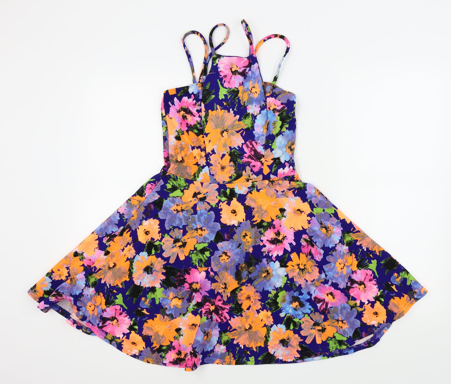 Quiz Girls Multicoloured Floral  Fit & Flare  Size 13-14 Years