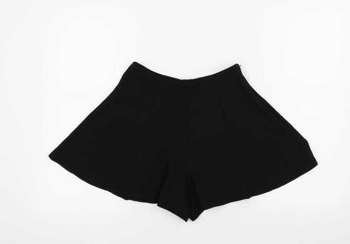 Miss Selfridge Womens Black Colourblock Skimmer Shorts Size 8
