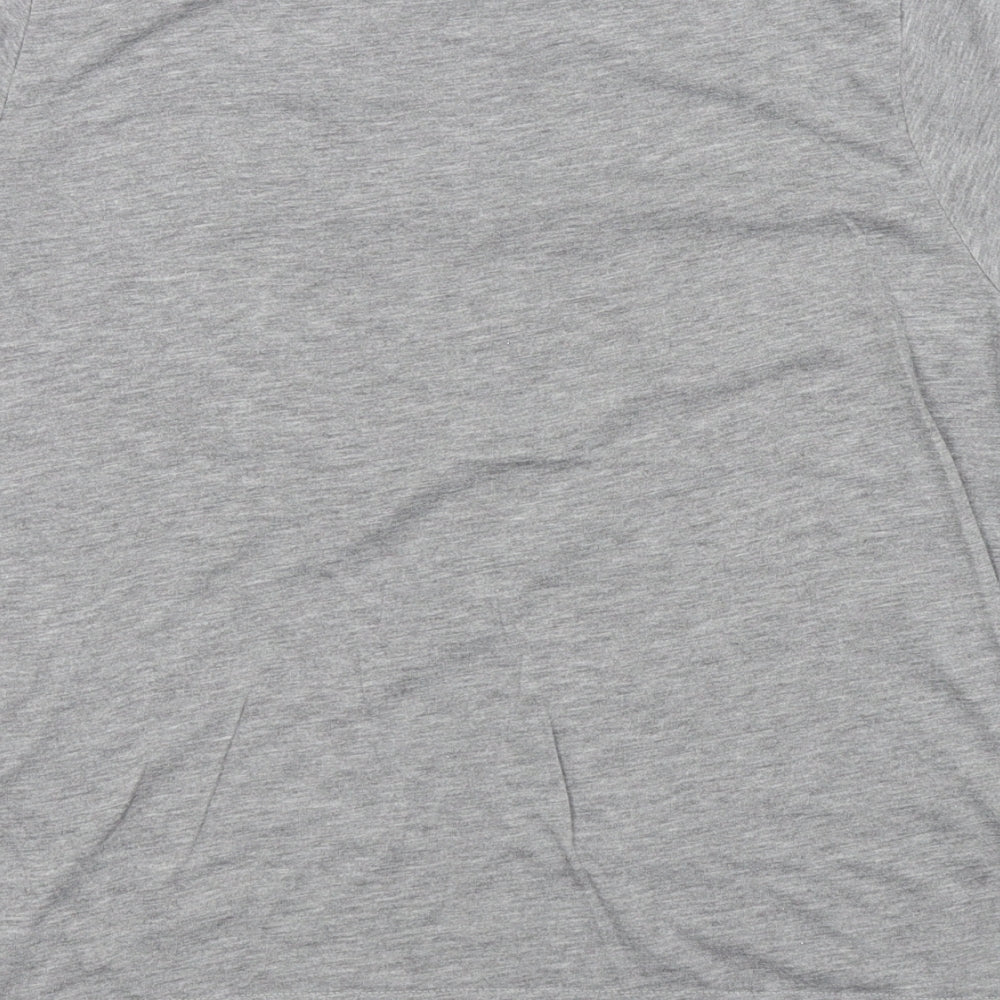 Primark Womens Grey Colourblock  Basic T-Shirt Size 12
