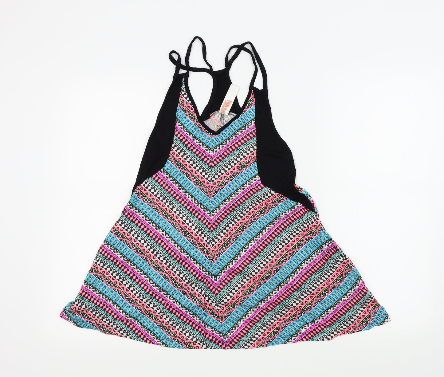 ocean club Girls Multicoloured Geometric  Fit & Flare  Size 6-7 Years