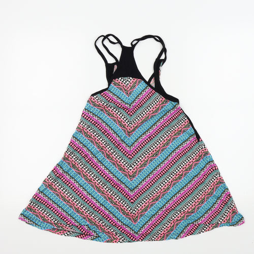ocean club Girls Multicoloured Geometric  Fit & Flare  Size 6-7 Years