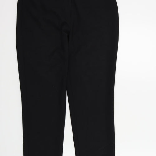 F&F Womens Black Houndstooth  Trousers  Size 10 L26 in