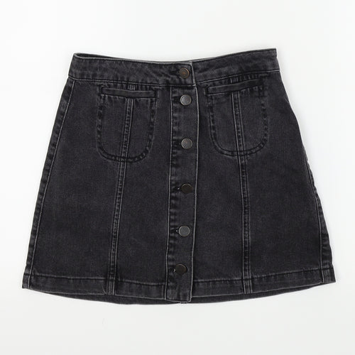 top shop Womens Black   A-Line Skirt Size 25 in