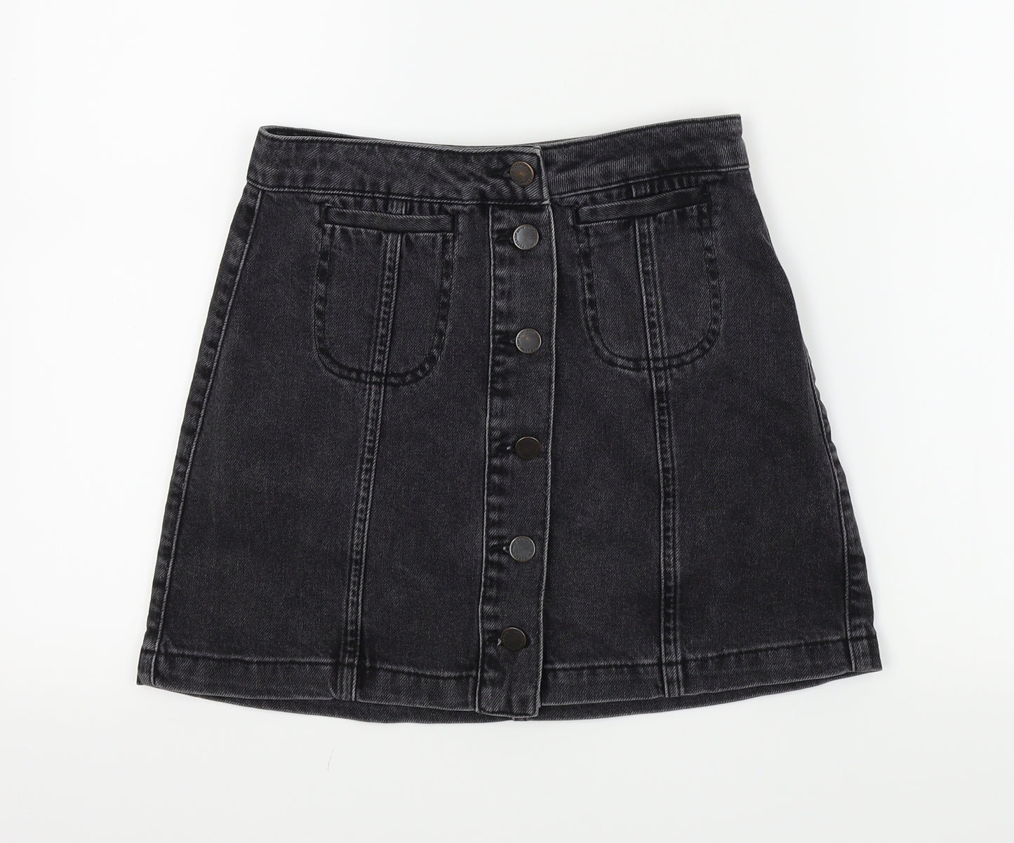top shop Womens Black   A-Line Skirt Size 25 in