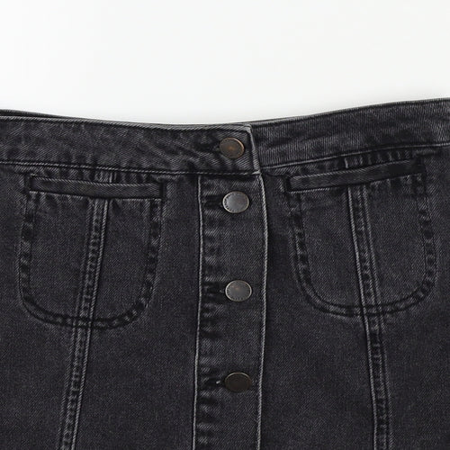 top shop Womens Black   A-Line Skirt Size 25 in