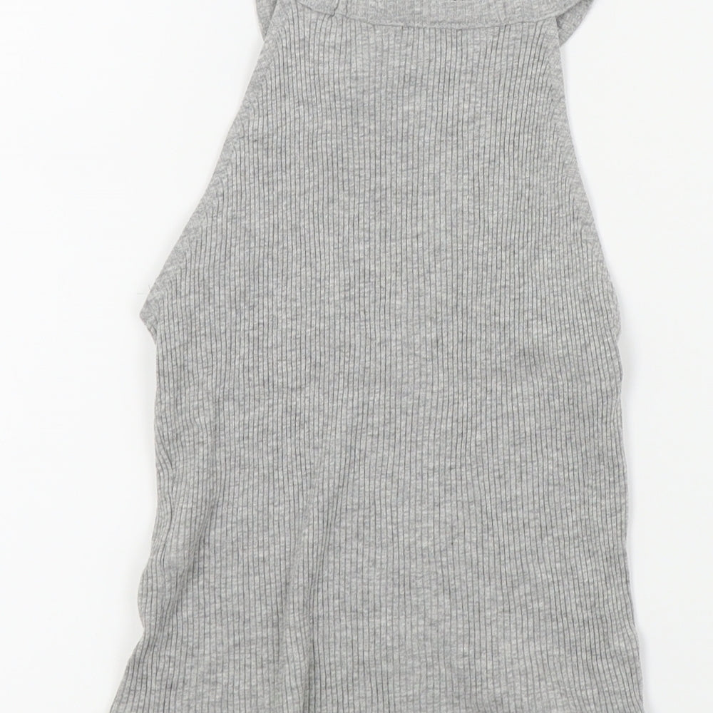 New Look Girls Grey   Basic T-Shirt Size 12-13 Years