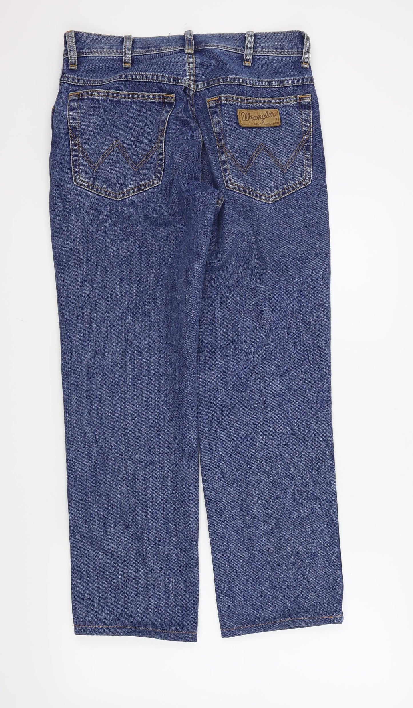 Wrangler Mens Blue   Straight Jeans Size 32 L29 in