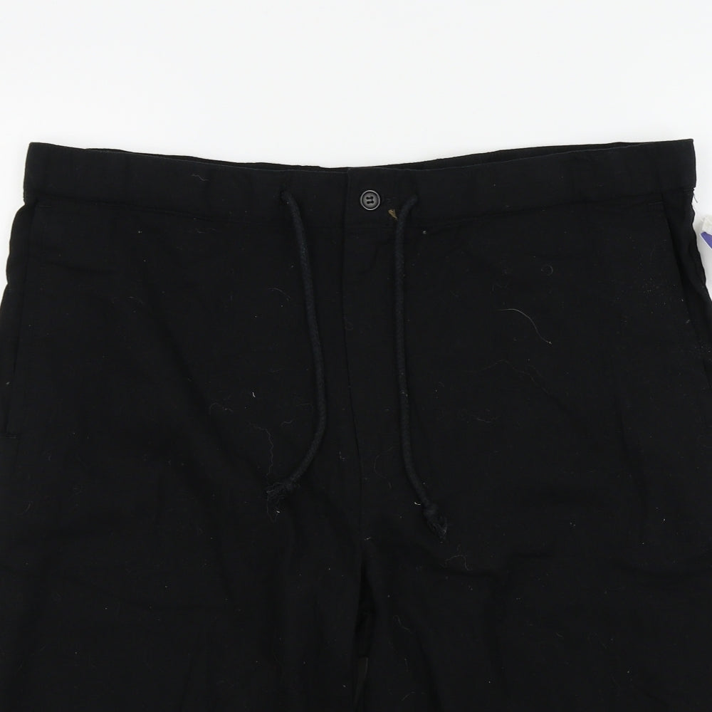 Authentic Clothing Company Womens Black   Bermuda Shorts Size L