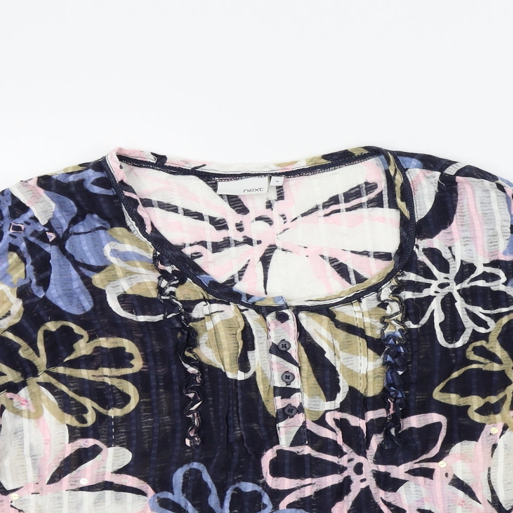 NEXT Womens Multicoloured Floral  Basic Blouse Size 18