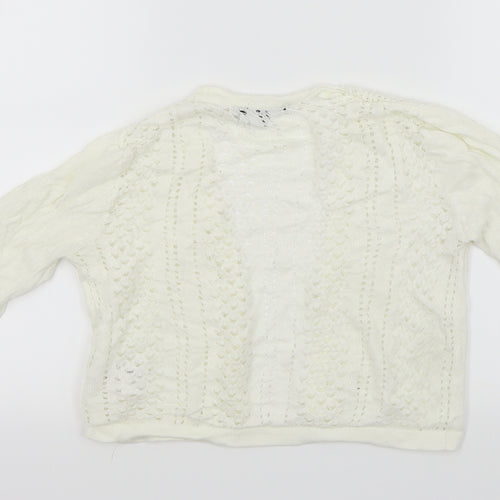 Peacocks Womens Silver   Cardigan Jumper Size 8