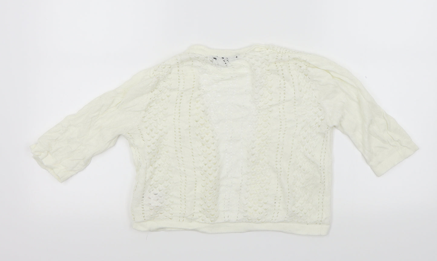 Peacocks Womens Silver   Cardigan Jumper Size 8