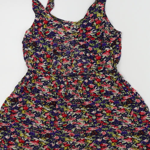 I Love H81 Womens Multicoloured Floral  Basic Blouse Size 10