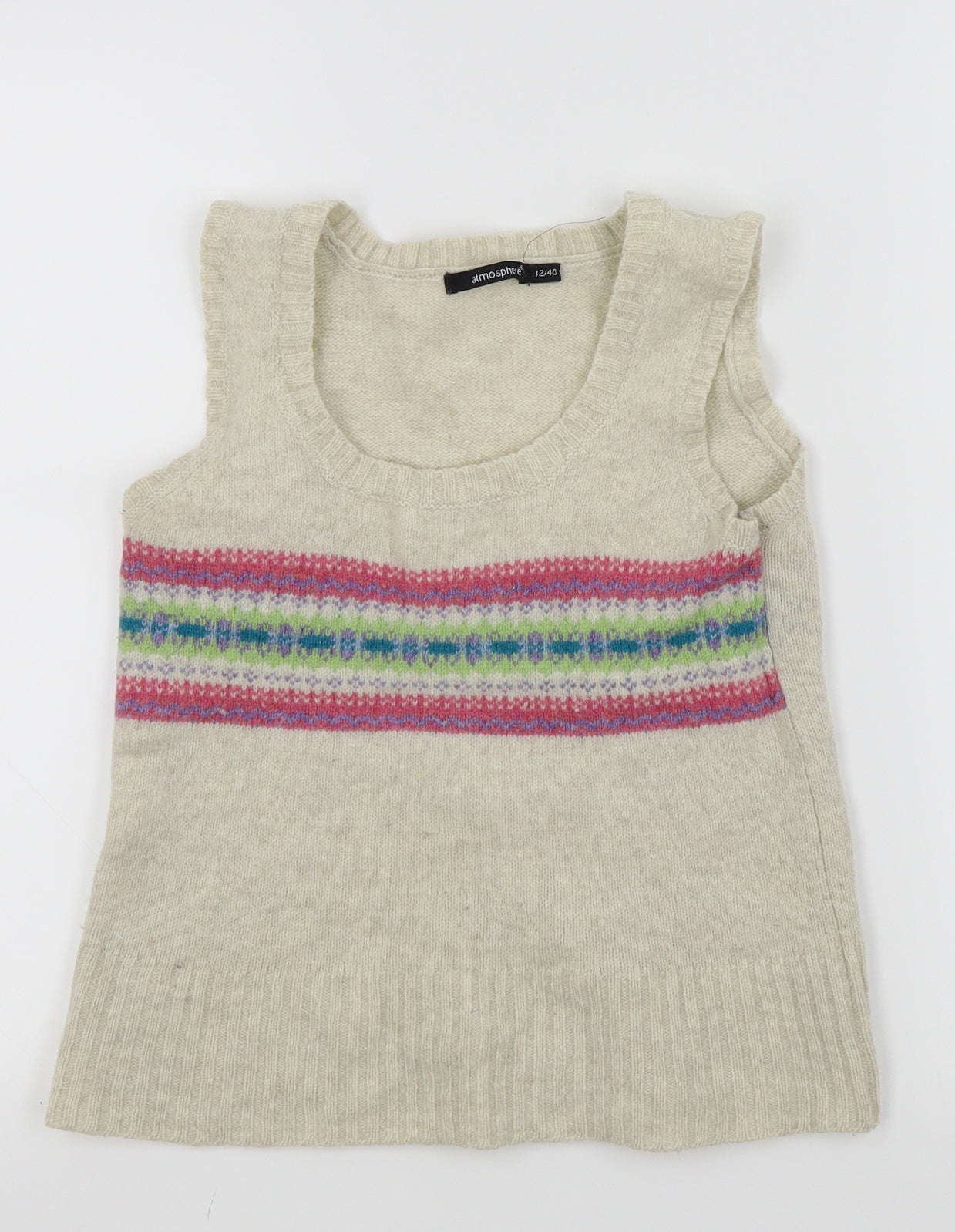 Primark Girls Beige   Basic Tank Size 12 Years