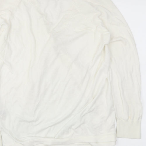atmospheer Womens White   Wrap Jumper Size 12