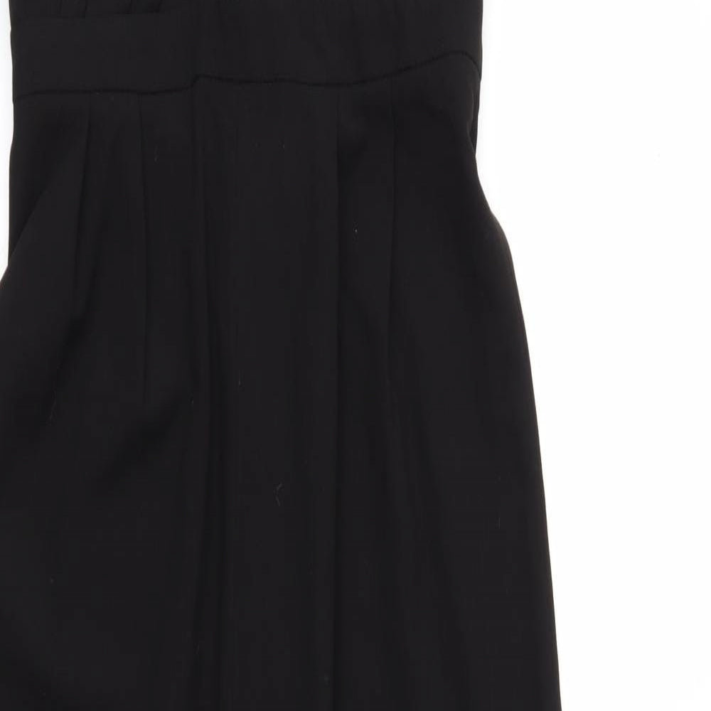ASOS Womens Black   Jumpsuit One-Piece Size 10 L30 in