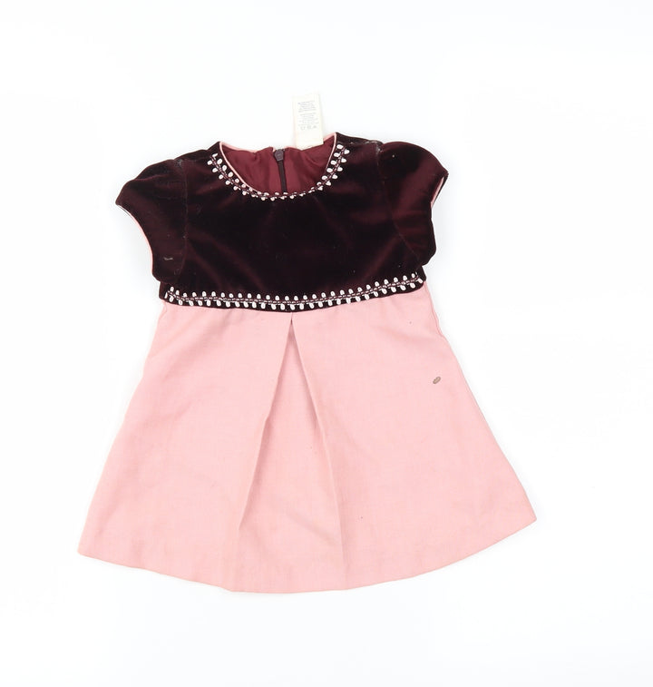 Preworn Boys Pink   Shift  Size 12 Months