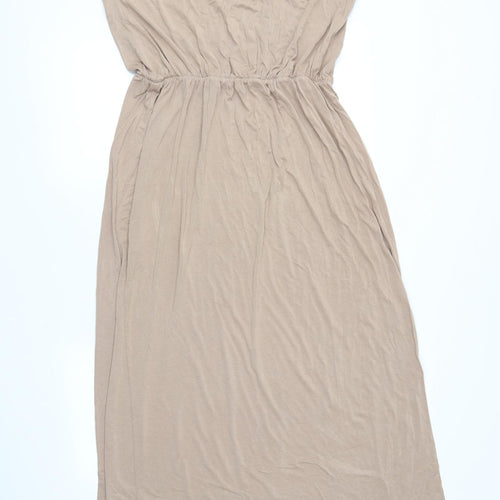 Dorothy Perkins Womens Brown   T-Shirt Dress  Size 14