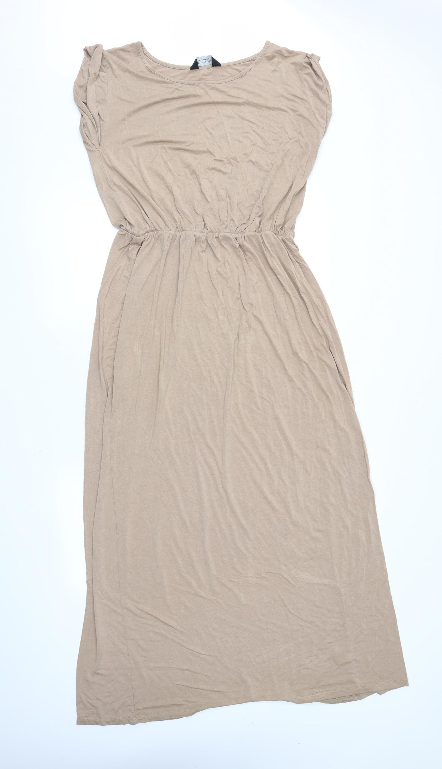 Dorothy Perkins Womens Brown   T-Shirt Dress  Size 14