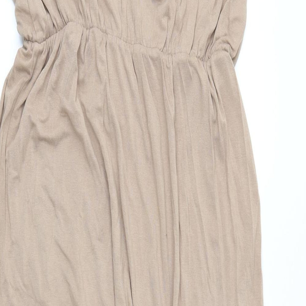 Dorothy Perkins Womens Brown   T-Shirt Dress  Size 14