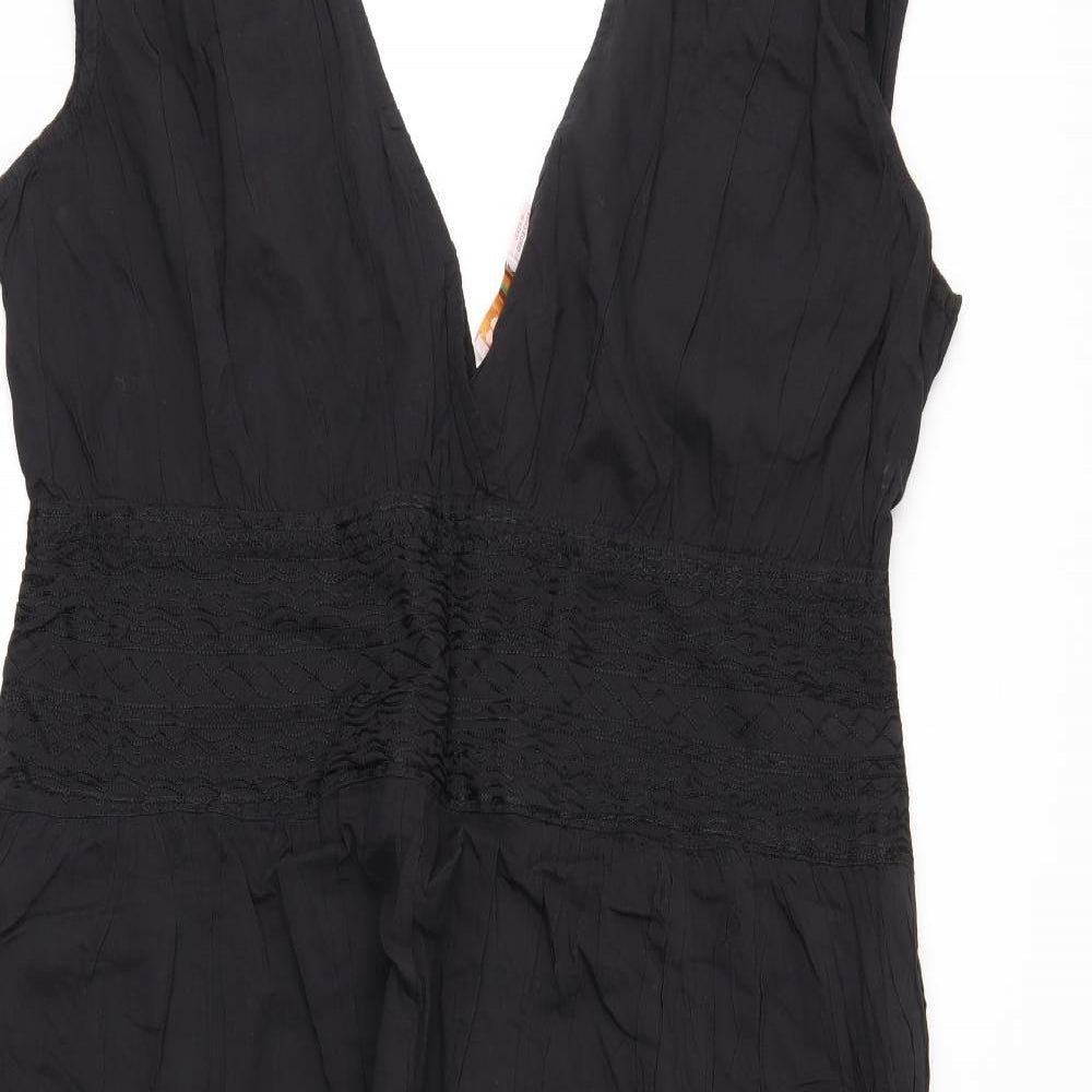 FLOWER Womens Black   Trapeze & Swing  Size 2XL