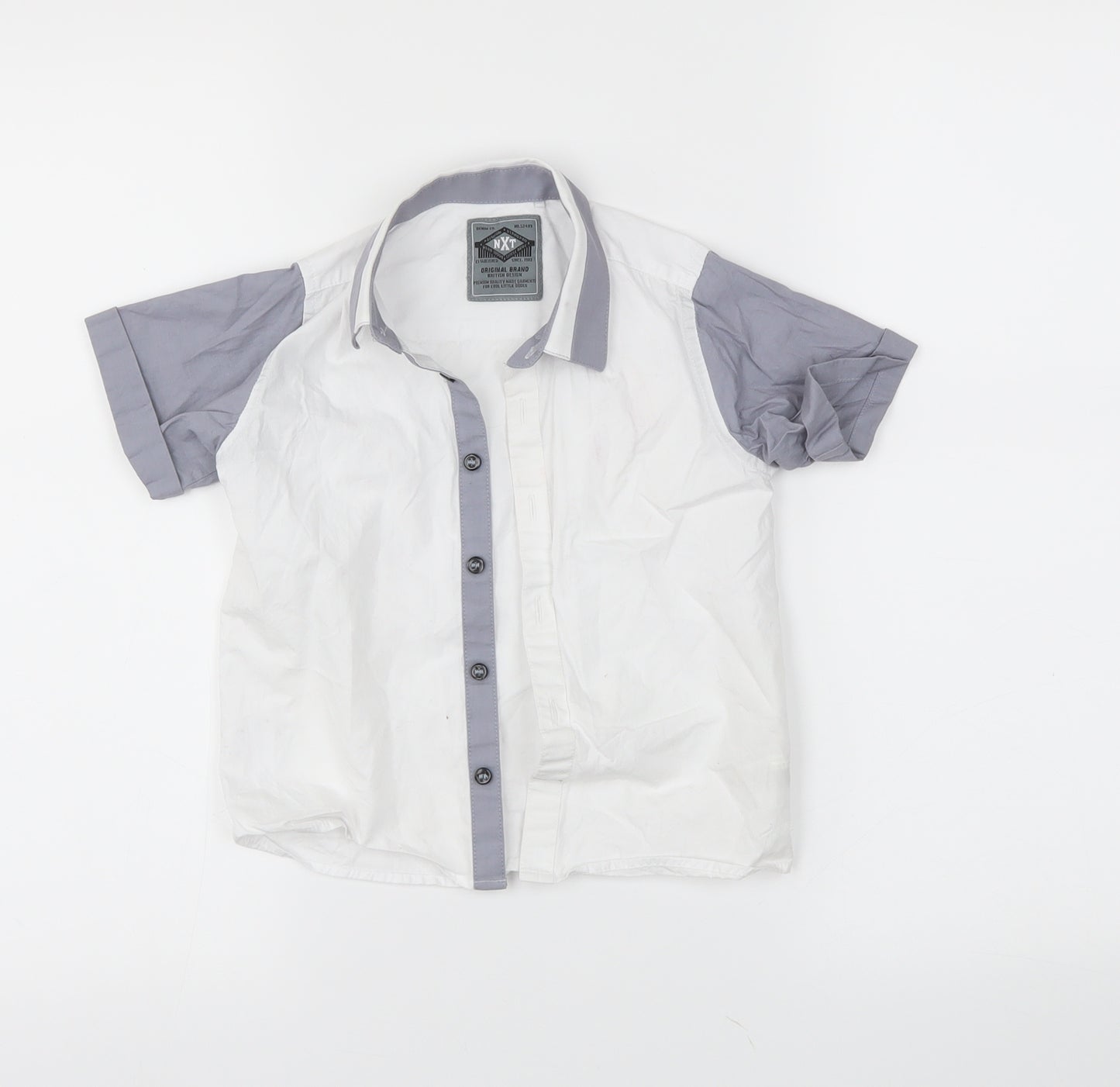 NEXT Girls White   Basic Blouse Size 3-4 Years