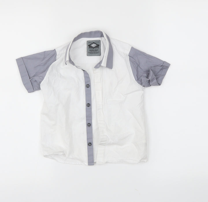 NEXT Girls White   Basic Blouse Size 3-4 Years