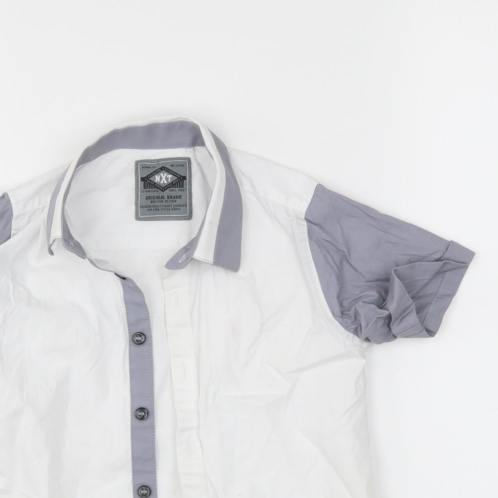 NEXT Girls White   Basic Blouse Size 3-4 Years