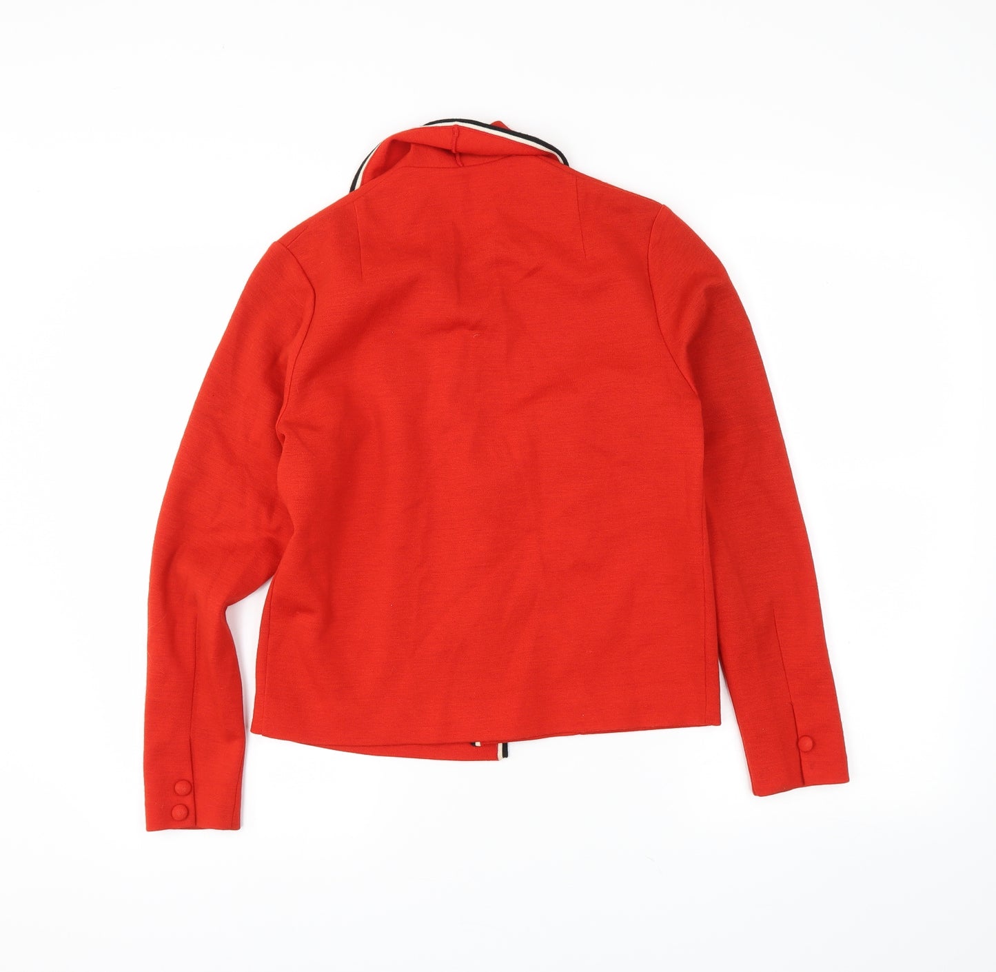 Preworn Womens Red   Jacket Blazer Size 8