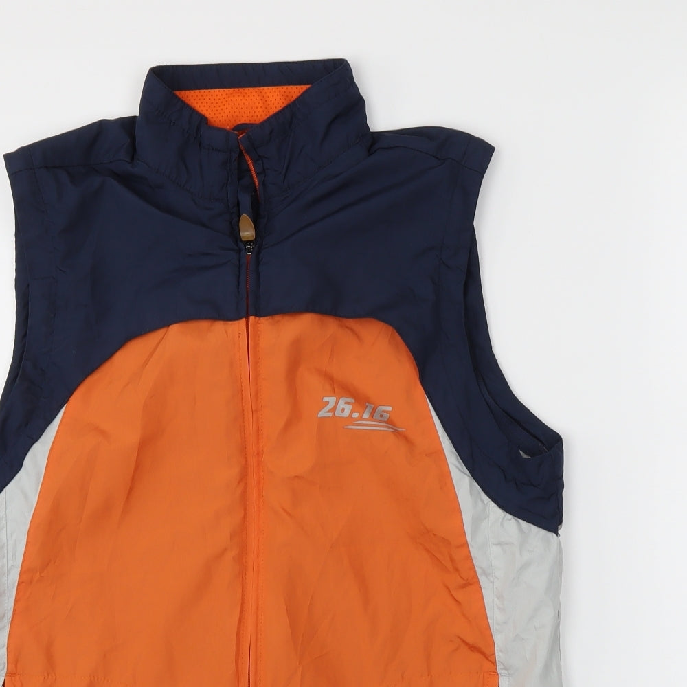 Crane Sports Mens Blue   Gilet Jacket Size S