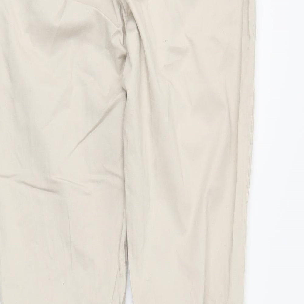 Mango Womens Beige   Trousers  Size 10 L28 in