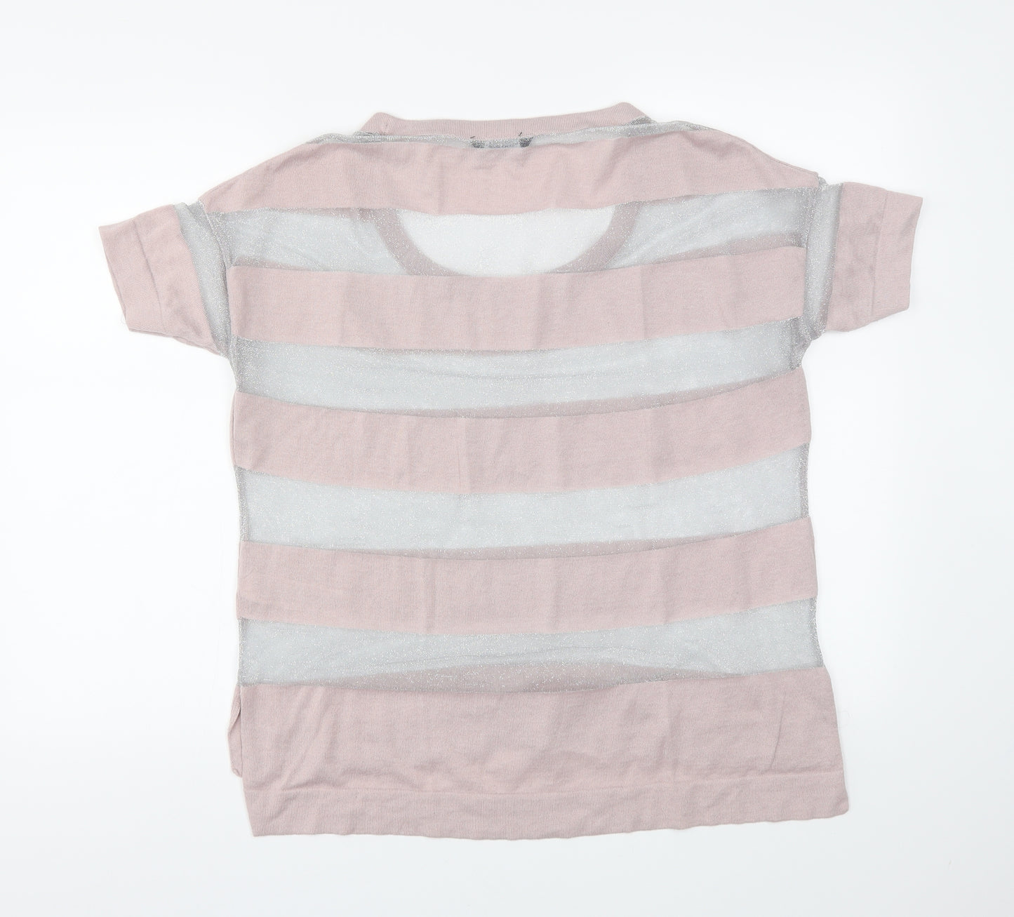 Dorothy Perkins Womens Pink Striped  Pullover Jumper Size 10