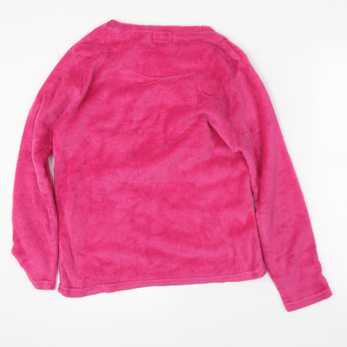 Primark Womens Pink Solid  Capri Pyjama Top Size M