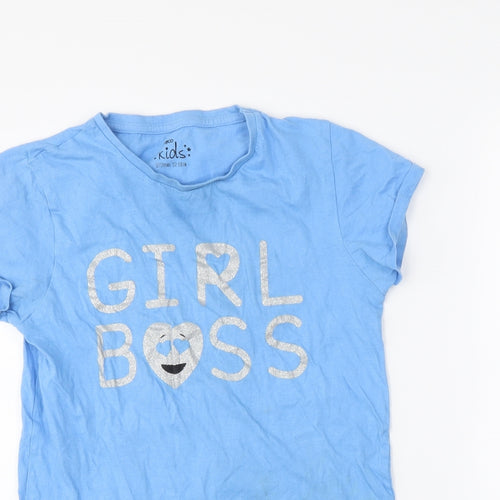 pep&co Girls Blue   Basic T-Shirt Size 12-13 Years