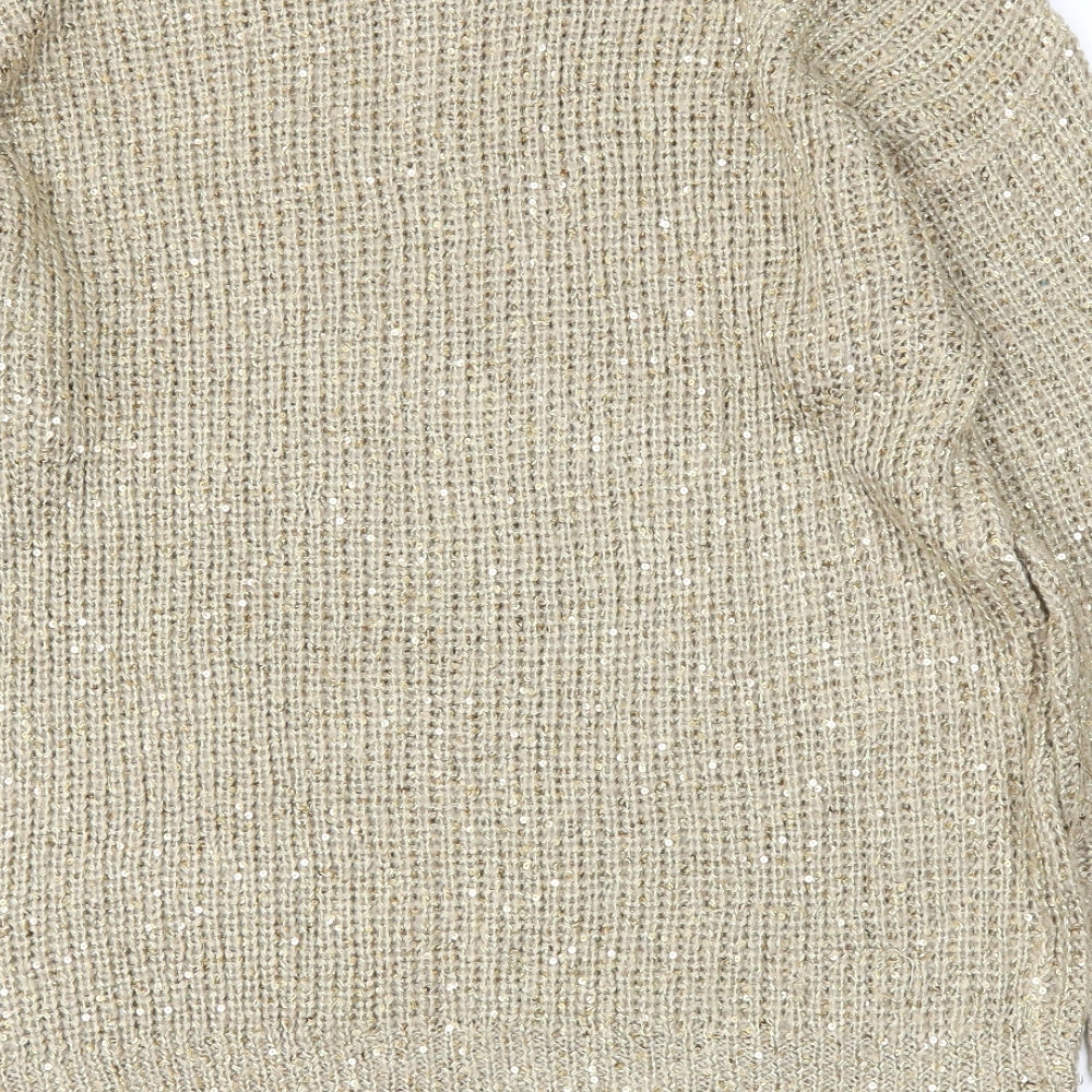 Atmosphere Womens Gold   Pullover Jumper Size 16
