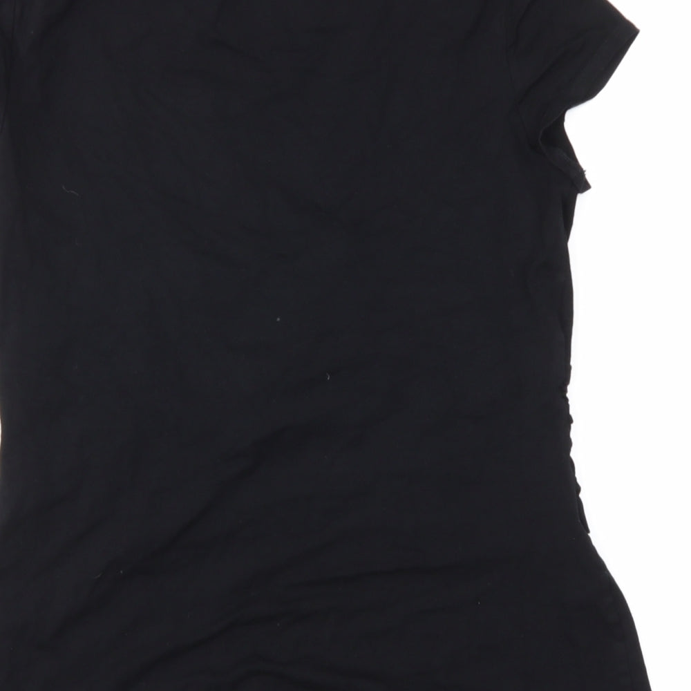 John Richmond Womens Black   Basic T-Shirt Size 16