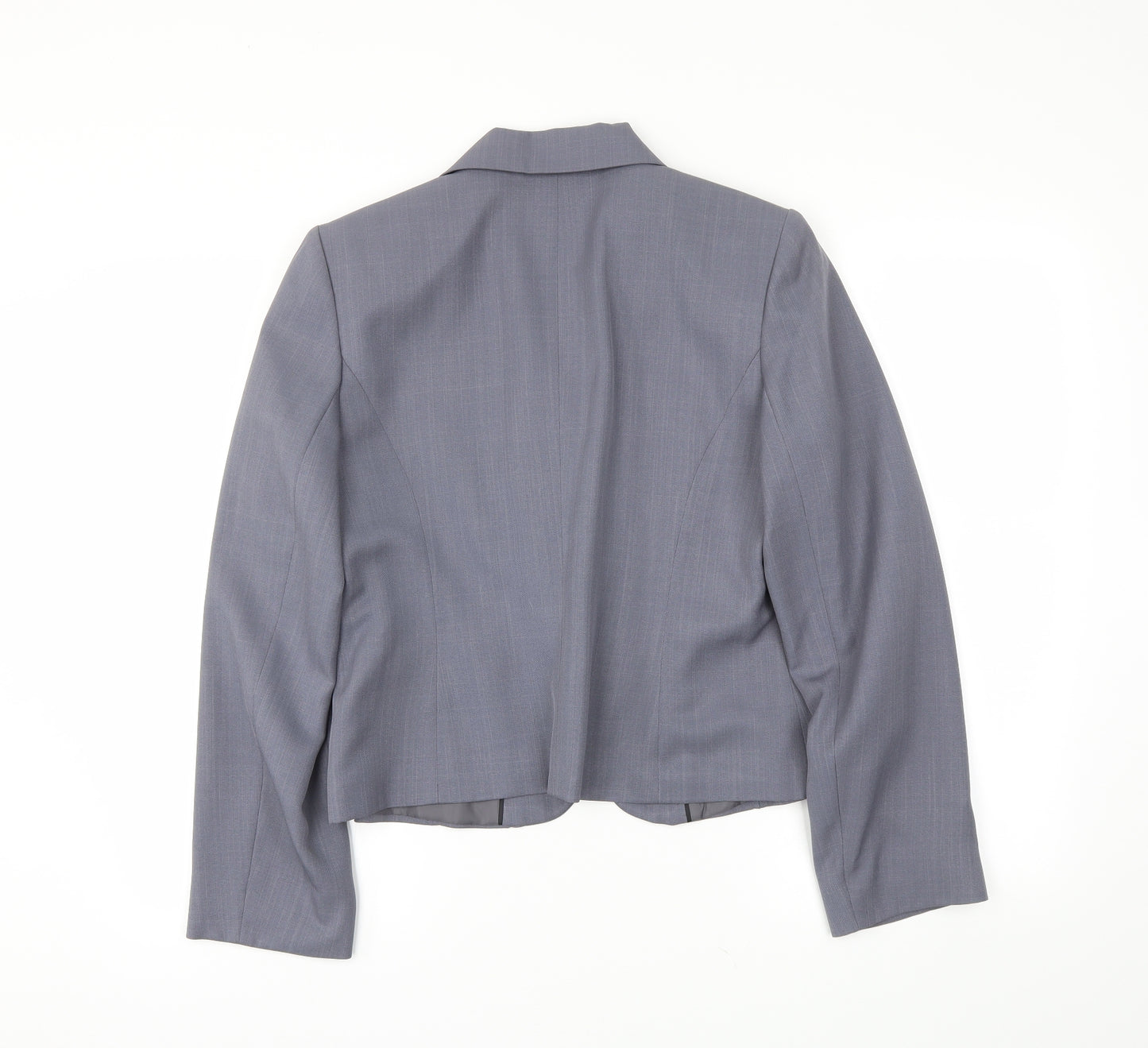 M&S Womens Grey   Jacket Blazer Size 14