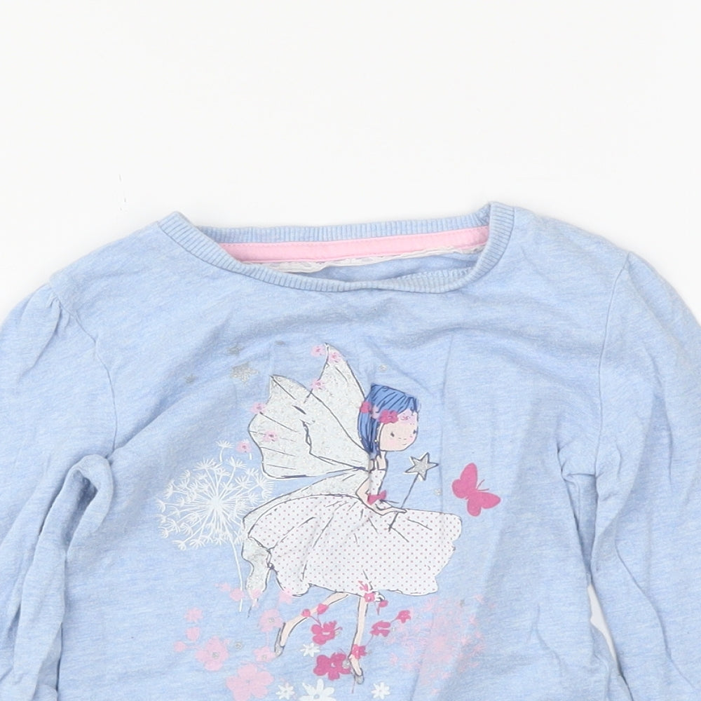 F&F Girls Blue   Basic T-Shirt Size 2-3 Years