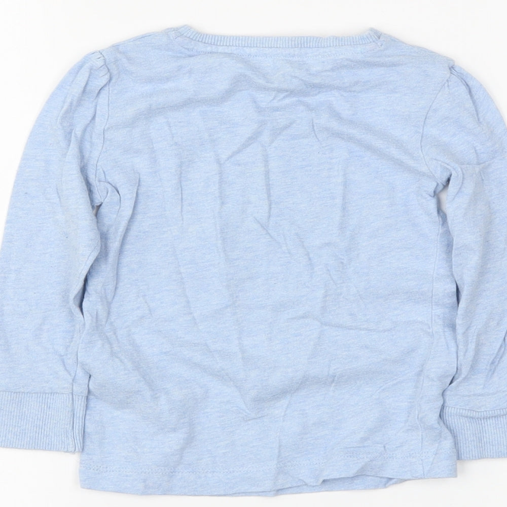 F&F Girls Blue   Basic T-Shirt Size 2-3 Years