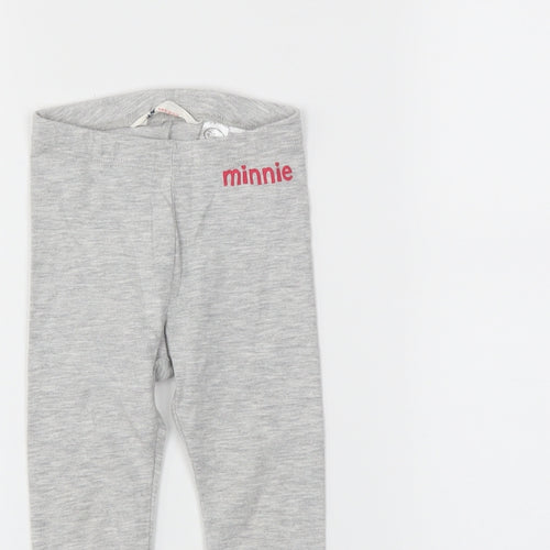 H&M Girls Grey   Pedal Pusher Trousers Size 2 Years
