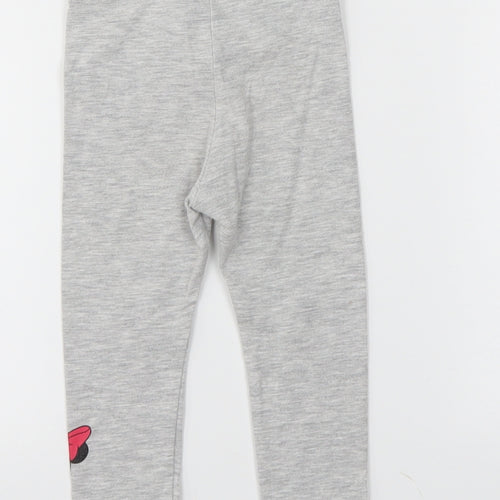H&M Girls Grey   Pedal Pusher Trousers Size 2 Years