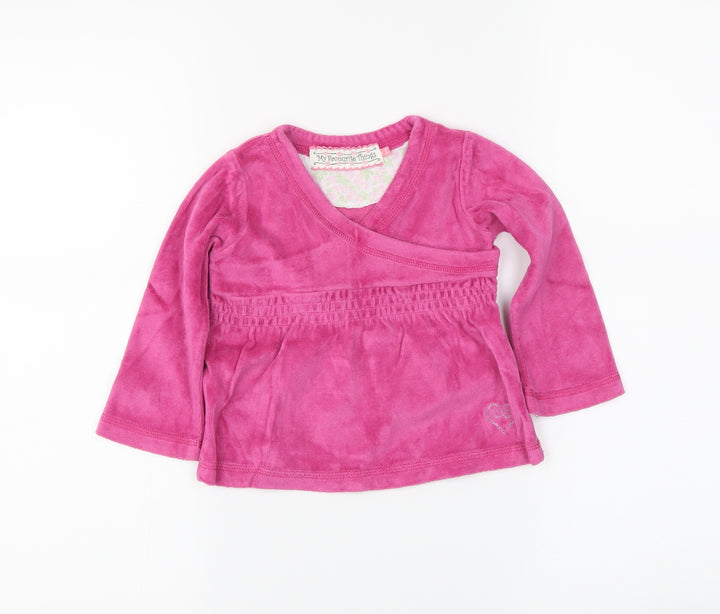 my favourite things Girls Pink Pullover Jumper Size 12-18 Months