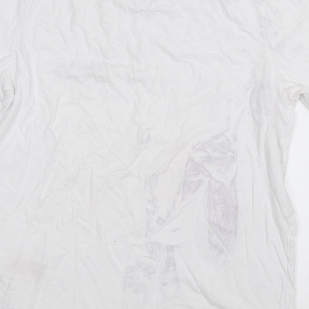 JACK & JONES Mens White    T-Shirt Size M