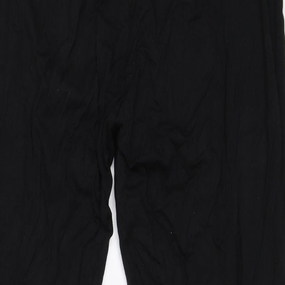 M&S Womens Black   Cropped Leggings Size 20 L23 in