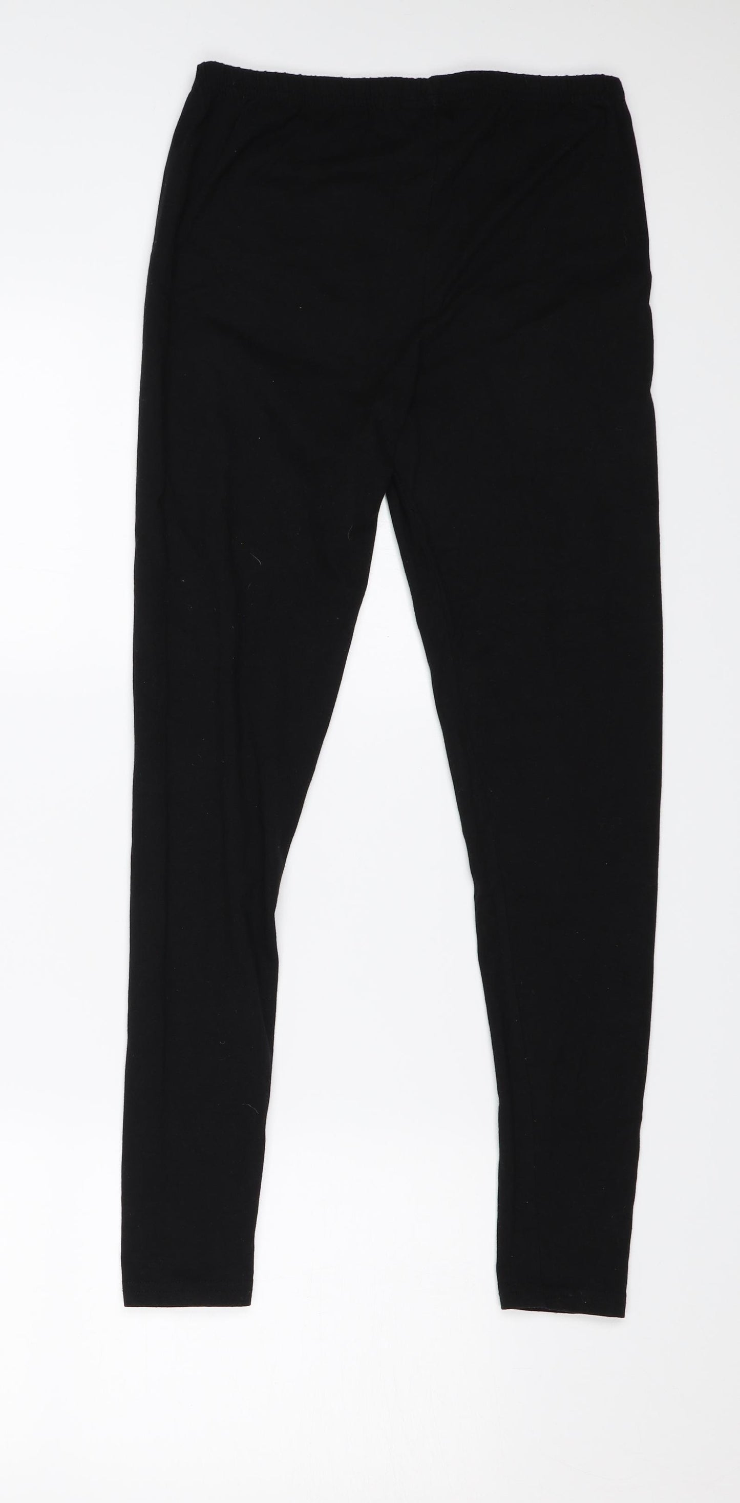 Select Womens Black   Jogger Leggings Size 10 L25 in