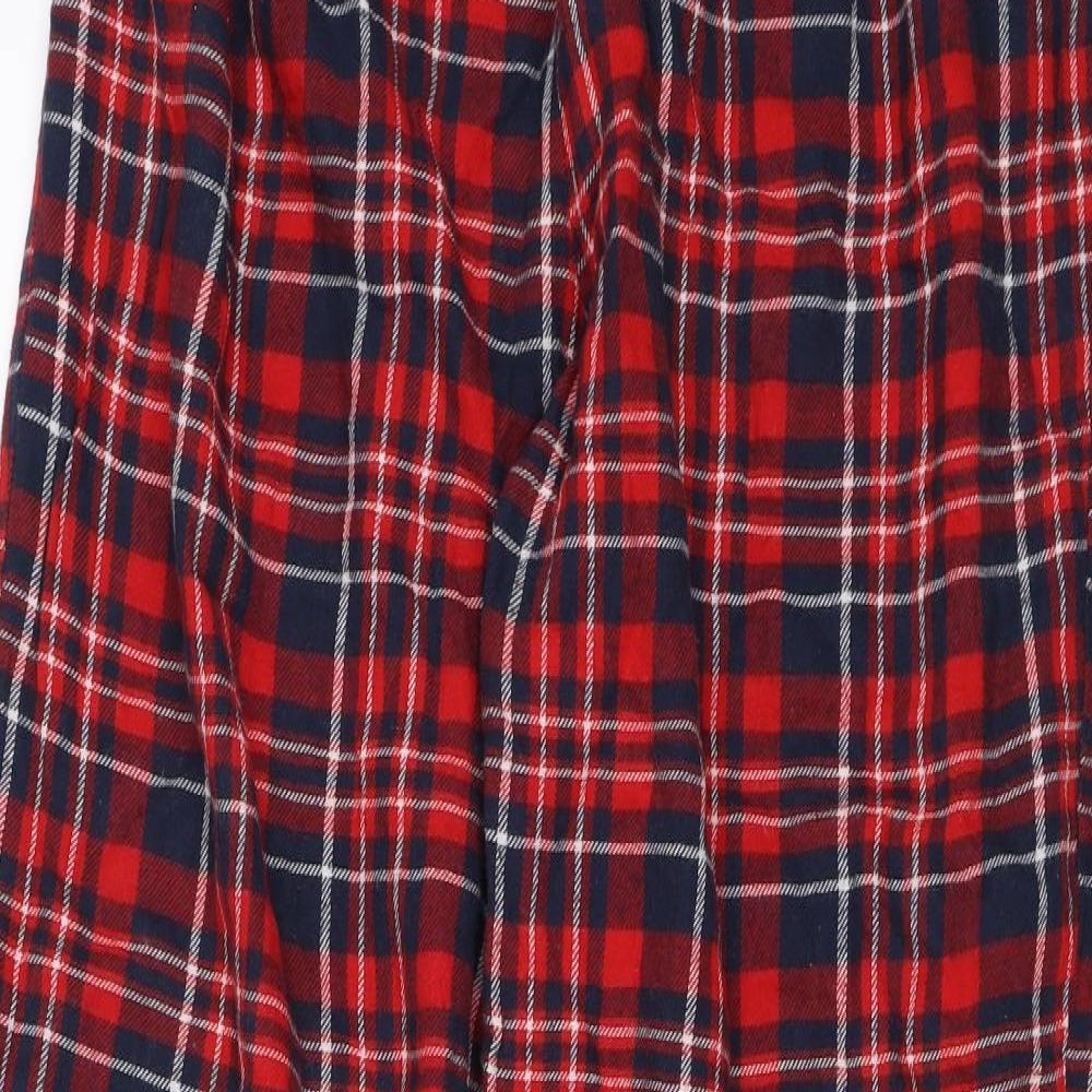 George Mens Red Check   Pyjama Pants Size M