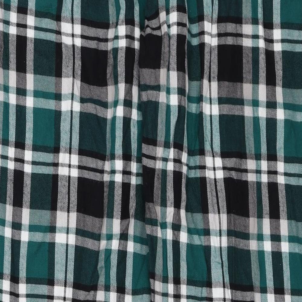 Kangaroo Poo Mens Green Check   Pyjama Pants Size L