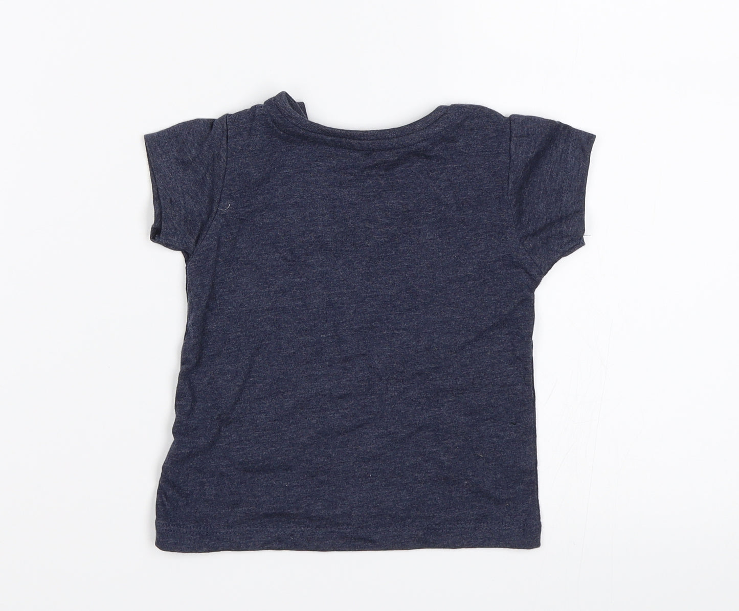 Primark Baby Blue   Basic T-Shirt Size 6-9 Months  - Family together