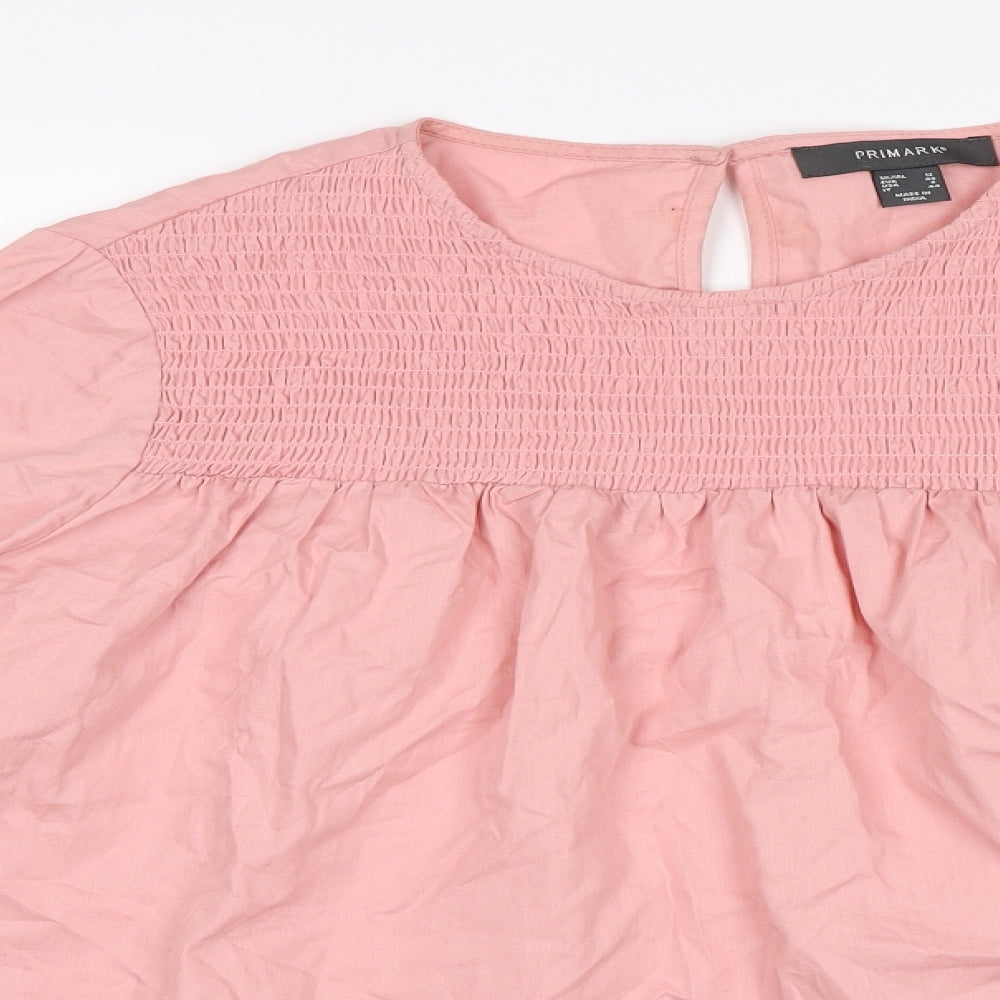 Primark Womens Pink   Basic Blouse Size 12